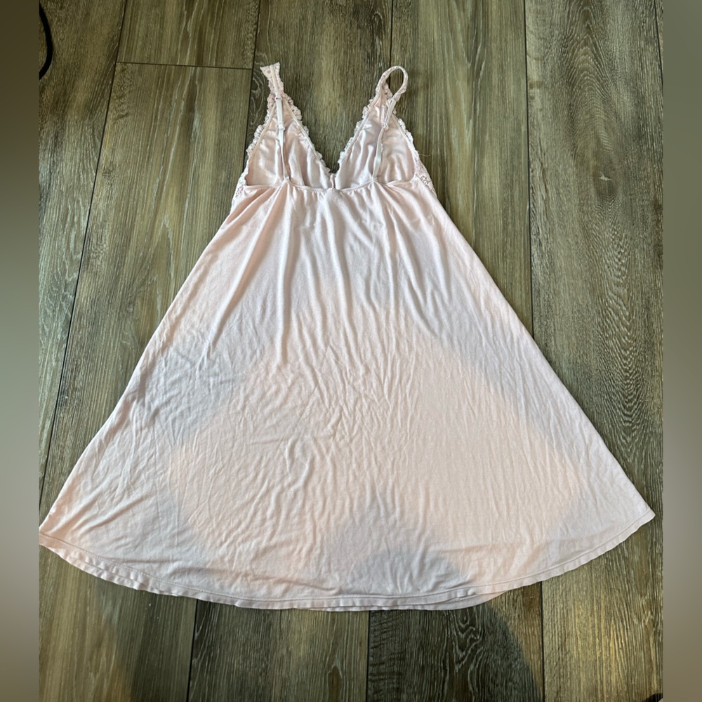 🌞Sale 3 for $15 Black Bow Elegant Lace Trimmed Chemise in Soft Pink/ Woman’s M - Picture 12 of 14